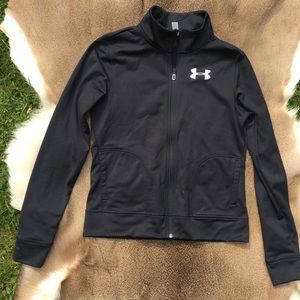 Light, black Under Armor jacket